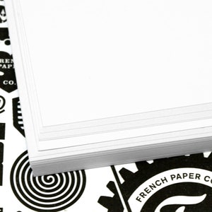 CraftySticks- White Card Stock Printable Paper 80lb for InkJet and Laser Printers and Copiers, Calligraphy, Paper Crafts, Made in the USA