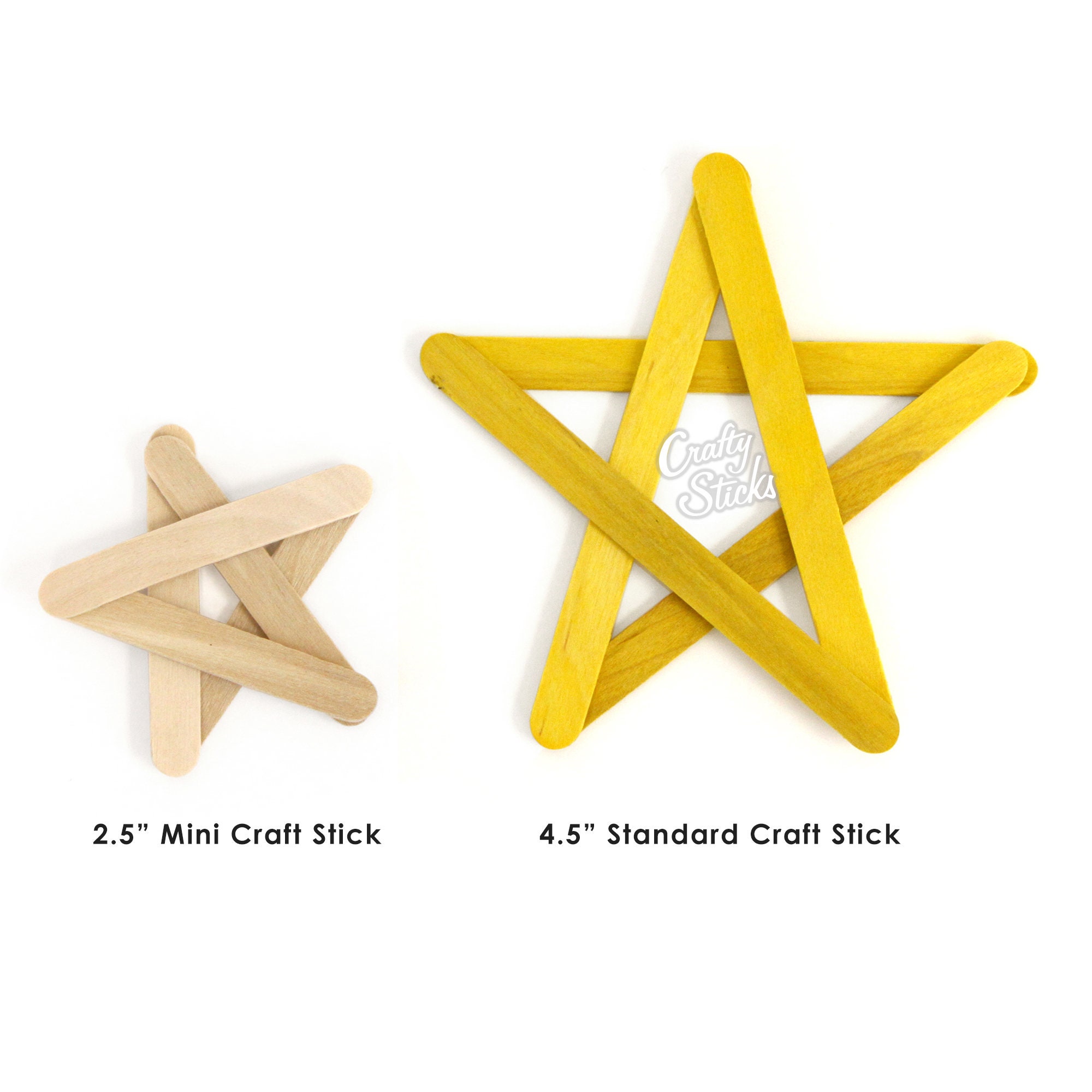 4.5 inch Custom Popsicle Sticks  Branded Popsicle Sticks – Pick