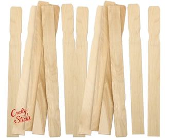 CraftySticks 100 Wooden Paint Stir Sticks, 12 Inch