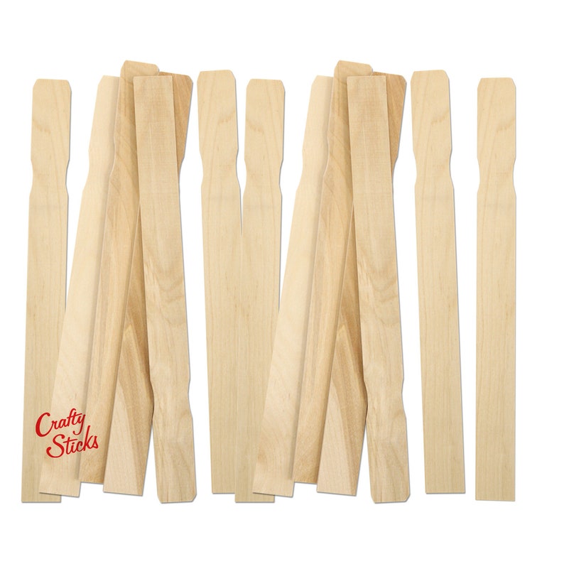 100 Paint Stir Sticks 12 Natural Etsy