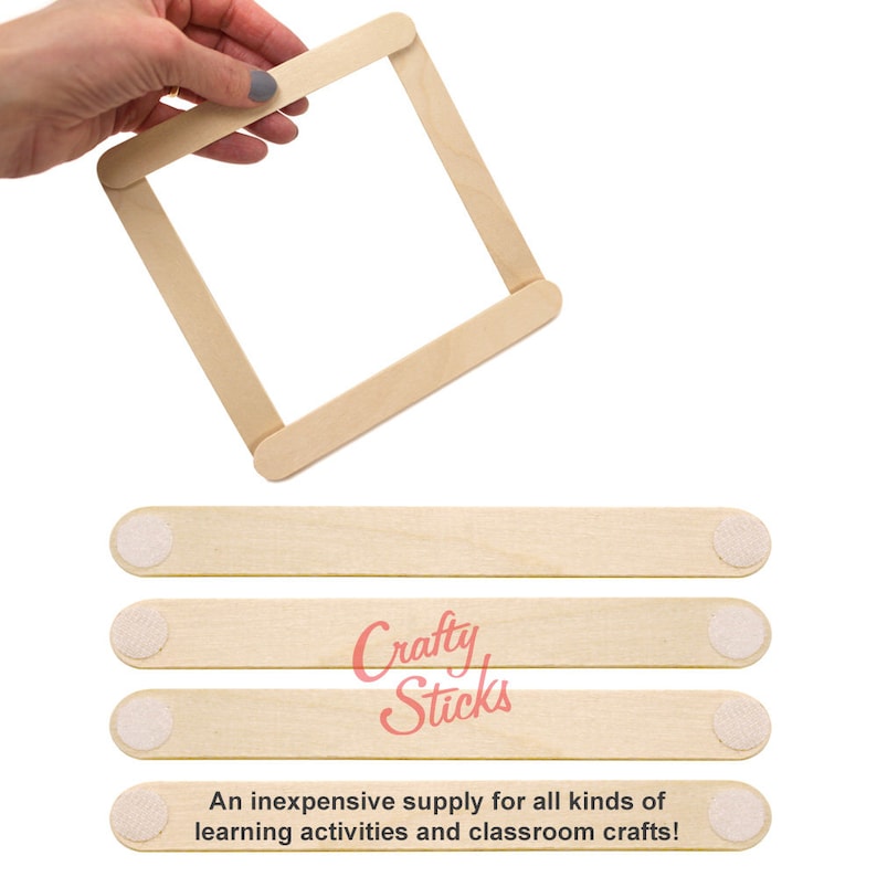 6 Inch Jumbo Wood Craft Popsicle Sticks FREE SHIPPING Etsy