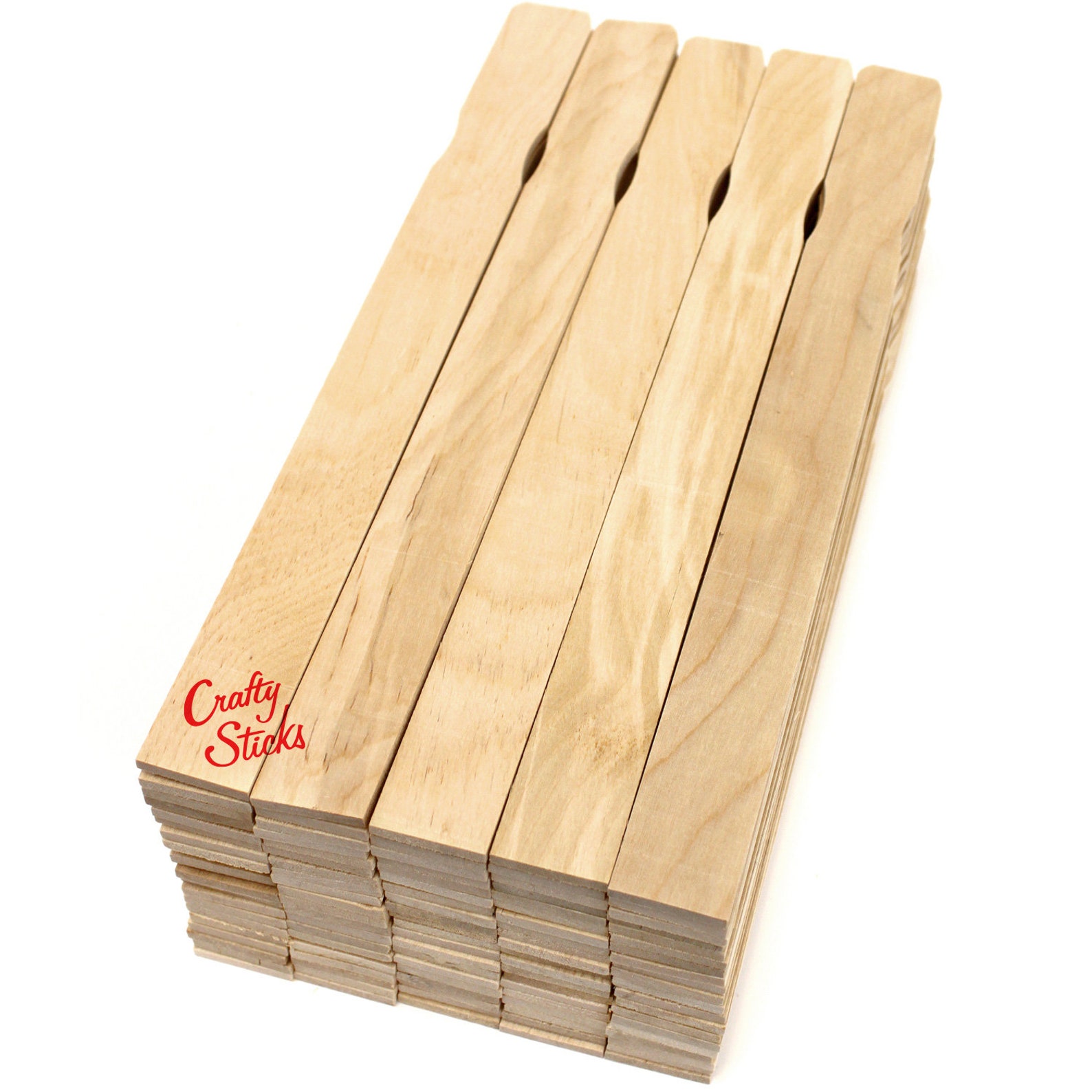 100 Wooden Paint Stir Sticks 12 Inch Etsy
