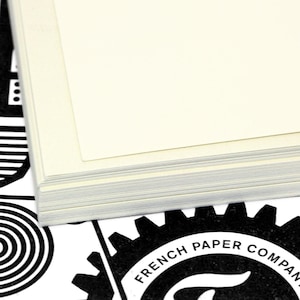 CraftySticks- Cream Card Stock Paper 80lb for InkJet and Laser Printers and Copiers, Calligraphy, Paper Crafts, Printables, Made in the USA