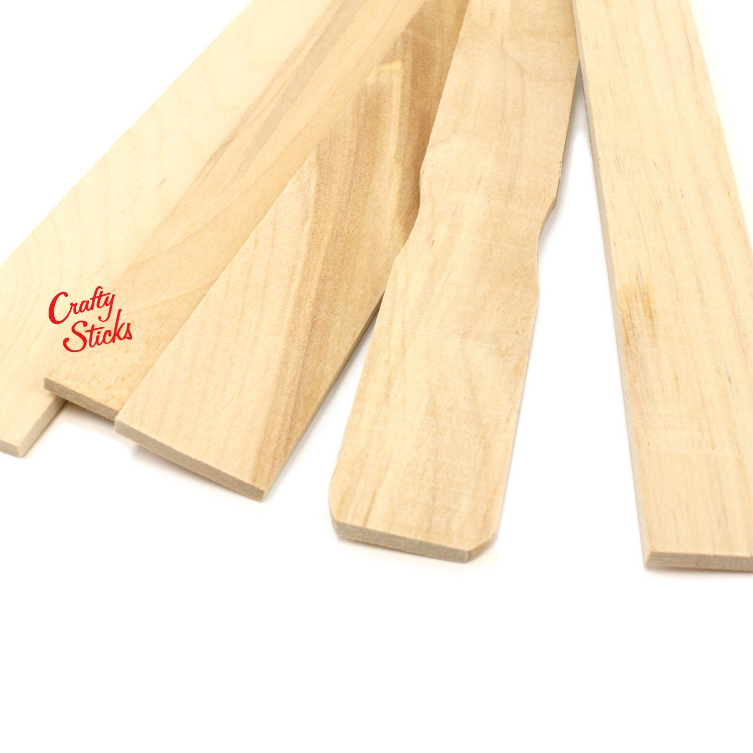 200 Pack Wood Craft Popsicle Sticks Yellow Color 4.5 inch, CraftySticks