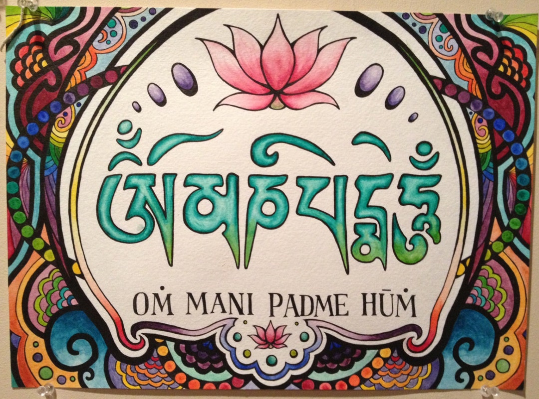 Om Mani Padme Hum - Etsy