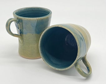Speckled Forest Mug Set of 2 ~ Handmade Pottery Inspired by Nature