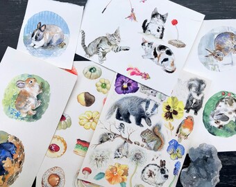 Mini acuarela personalizada