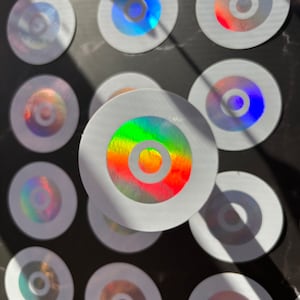 Adesivo lucido olografico contro il malocchio/ebraico/ebraismo/giudaica/protezione/dono spirituale/unico/impermeabile/resistente alle intemperie/decalcomania/regalo