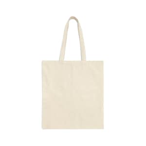 Ahavah Hebrew Jewish Cotton Canvas Tote Bag, Judaism, Jewish art, religious, torah, judaica, spiritual, gift idea image 2