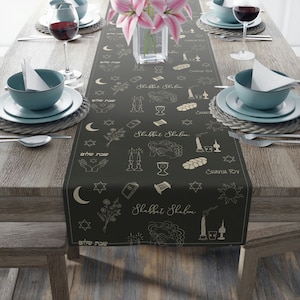 Jüdische Schabbat shalom Schürze, Hebräisch, Tora, Gebet, Havdalah, Sabbat, Shabbos, Kerzen, Challah, Kidduschtasse, Kiddish, Abdeckung, Siddur