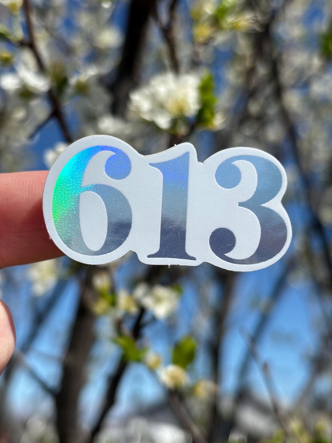 613 Commandments Holographic Water Proof Sticker, Jewish, Judaism ...