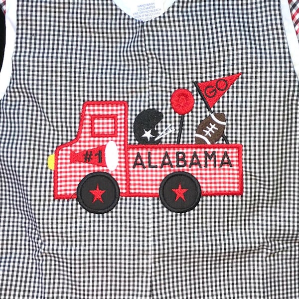 Boy's College or Professional Football Shirt-College Football Outfit-Tailgating Truck Shirt-Tailgating College John John or Longall