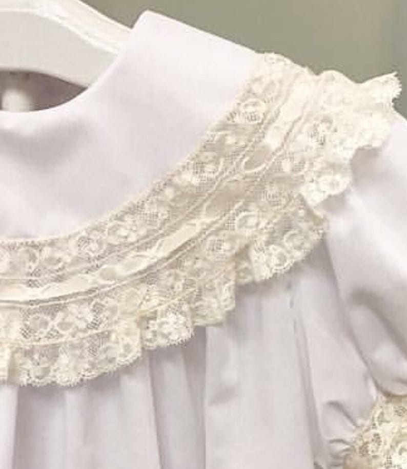 Boy Heirloom Bubble Outfit Button On or Blouse Shorts-Ring Bearer Portraits Special Occassions with Round Lace Collar