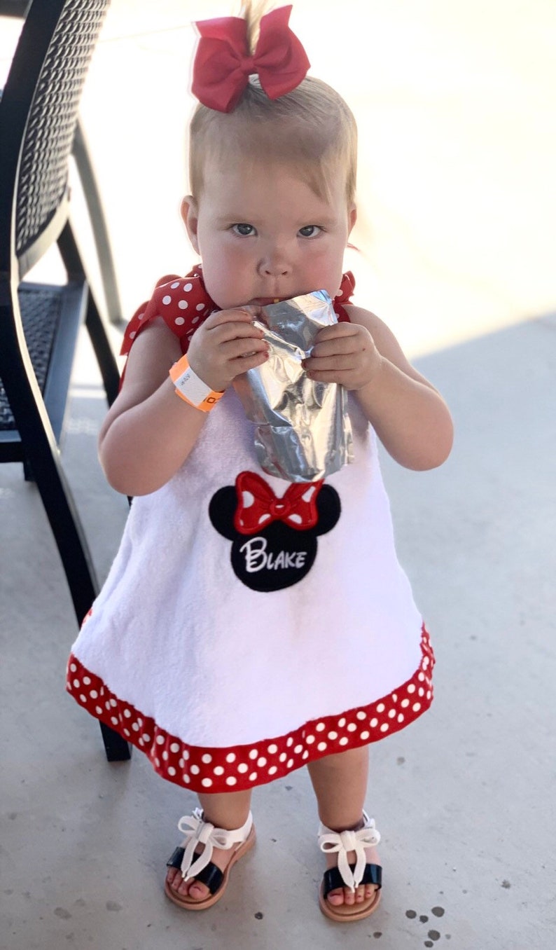 minnie mouse beach cover up