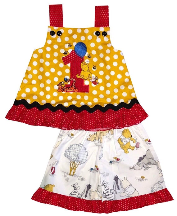 winnie the pooh birthday dress