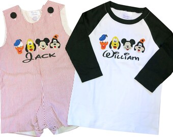 Disney Characters John John Jon Jon-Mickey Mouse Outfit-Donald Duck Outfit-Goofy Pluto Outfit-Boy&#39;s Micky Mouse Outfit