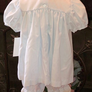 Heirloom Dress-Holiday-Flower Girl Dress-Top and Pantaloons-Heirloom Outfit Top and Bloomers-Portraits image 5