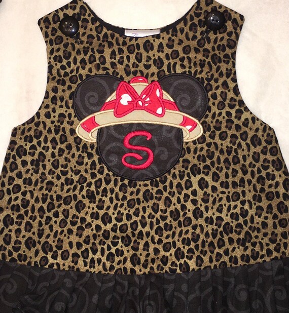 Minnie mouse leopard print best sale outfit