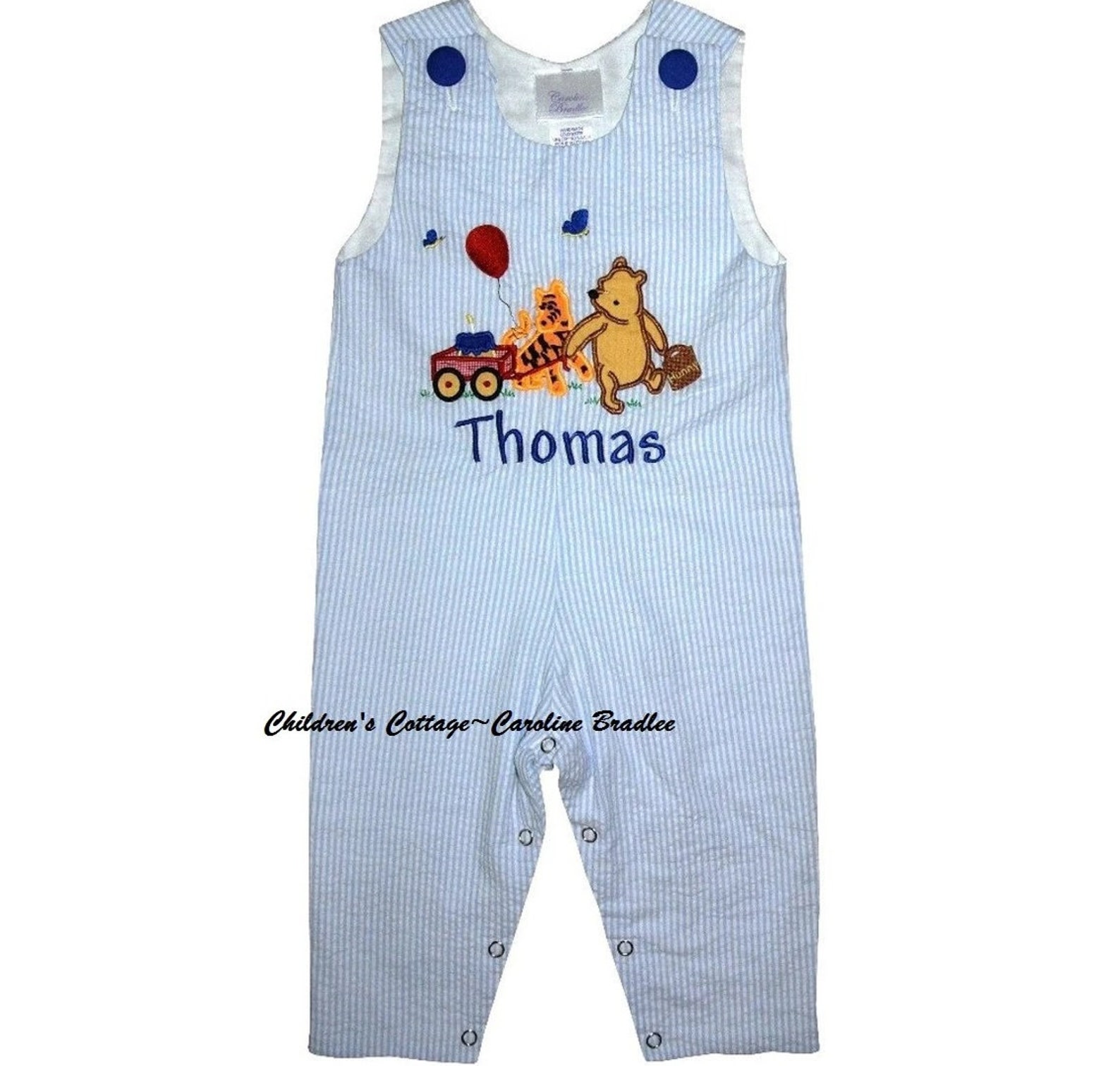Boy's Classic Winnie the Pooh Birthday Outfitboy First Etsy