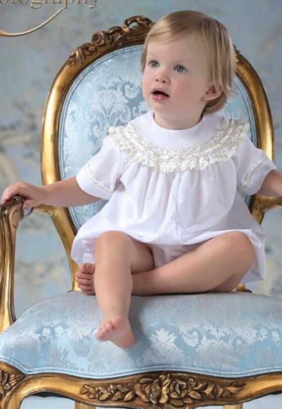 Heirloom Bubble Outfit Button on Blouse 