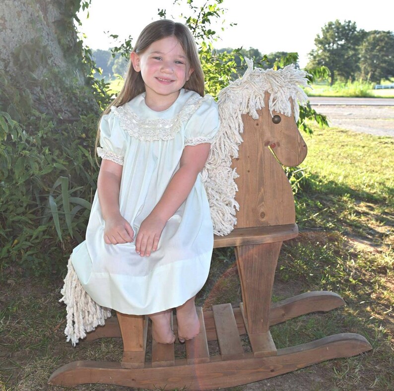 Heirloom Dresseasterflower Girl Dressjunior Etsy