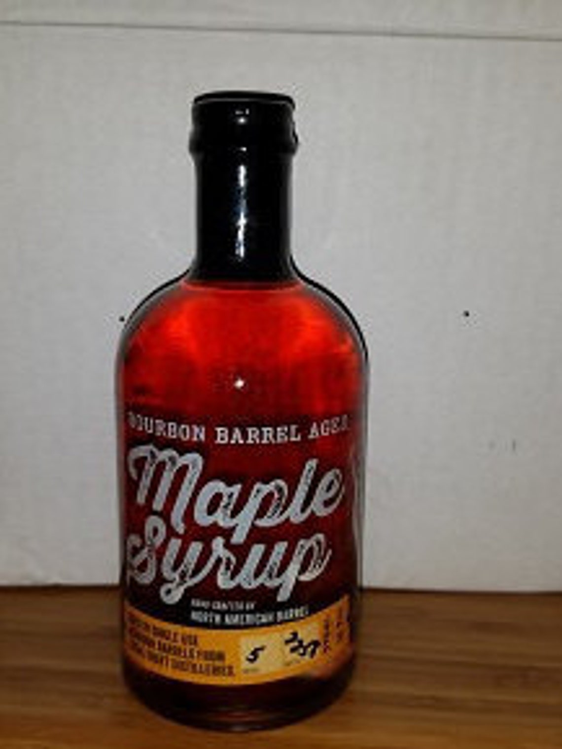 Bourbon Barrel Aged Maple Syrup 375ML Etsy