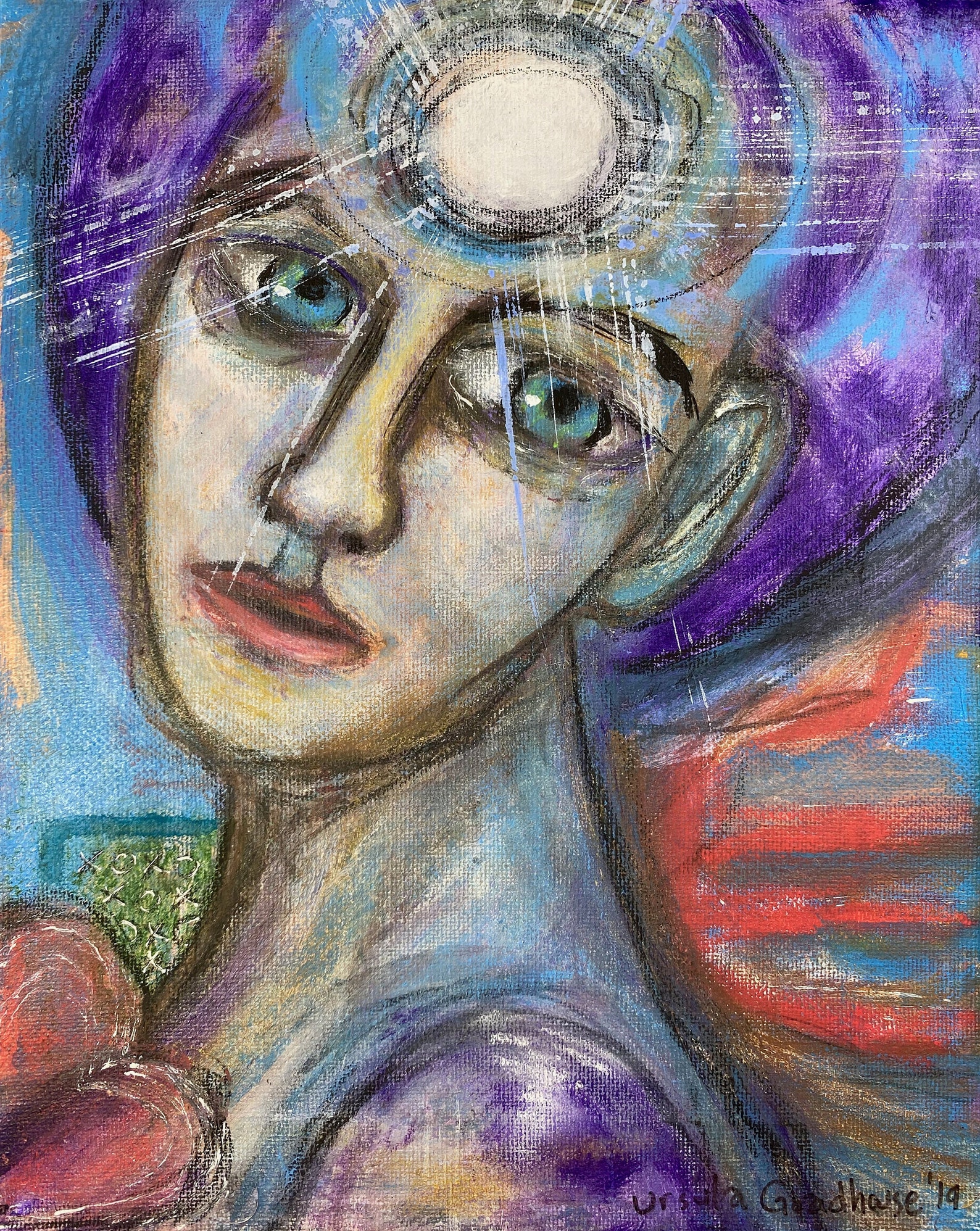 The Seer. PRINT of Original Painting. Mystic Enlightenment - Etsy