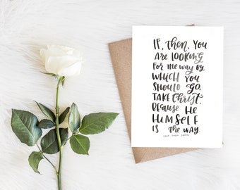 St. Thomas Aquinas Handwritten Catholic Saint Art Quote (Instant Download)