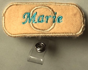 Personalized Nurse Badge Holder Embroidere- Doctor Badge- Nurse Badge- Cute Christmas Gift