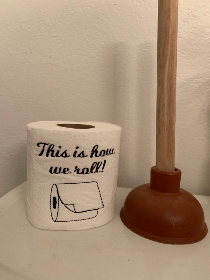 Custom Toilet Paper Roll Embroidered Mothers Day Gift - Etsy