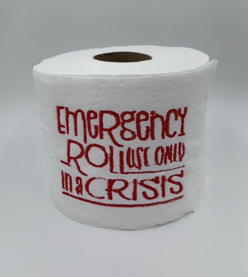 Emergency Toilet Paper Roll Etsy