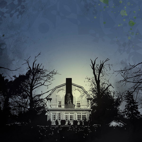 Amityville Horror • HorrorTecture • mixed media digital painting by N Blake Seals