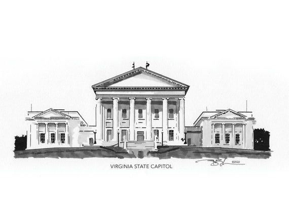 capitol building drawing