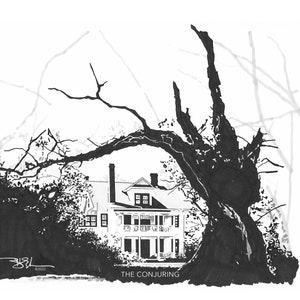 The Perron House • The Conjuring • Drawing by N. Blake Seals
