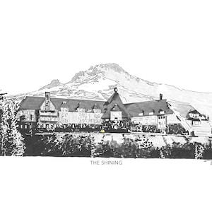 The Overlook Hotel • The Shining • Drawing by N. Blake Seals