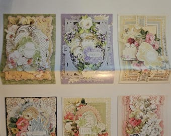 AG1735 2024 Anna Griffin Flower Language Stamps & Dies Set Emboss NIP