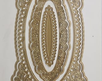 AG1569 Anna Griffin French Slimline Concentric Dies for Card Making 2022
