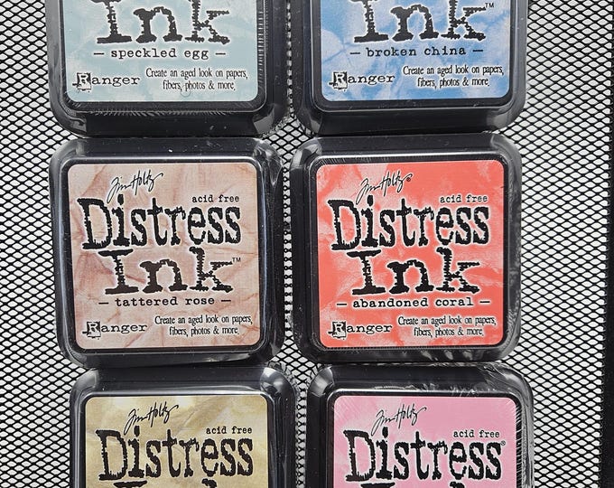 Choose Color - 3" X 3" Full-size Tim Holtz Ranger Distress Ink Pads ...