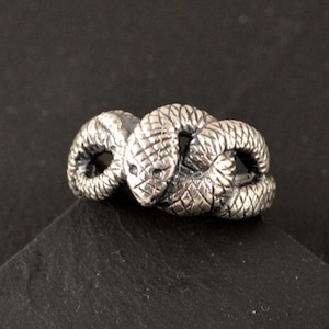 Nidhogg ring, sterling silver image 1