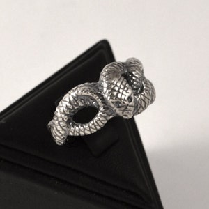 Nidhogg ring, sterling silver image 4