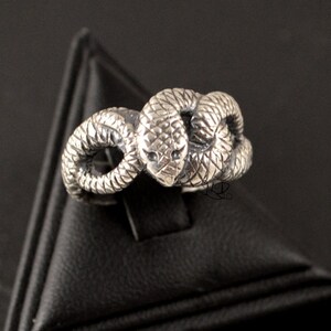 Nidhogg ring, sterling silver image 2