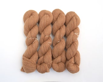 Destash *Delicate* Cashmere Lace Recycled Yarn, *Read Description Carefully*, Sweater Lot, 2,720 Yards, Tan, Reclaimed and Ecofriendly