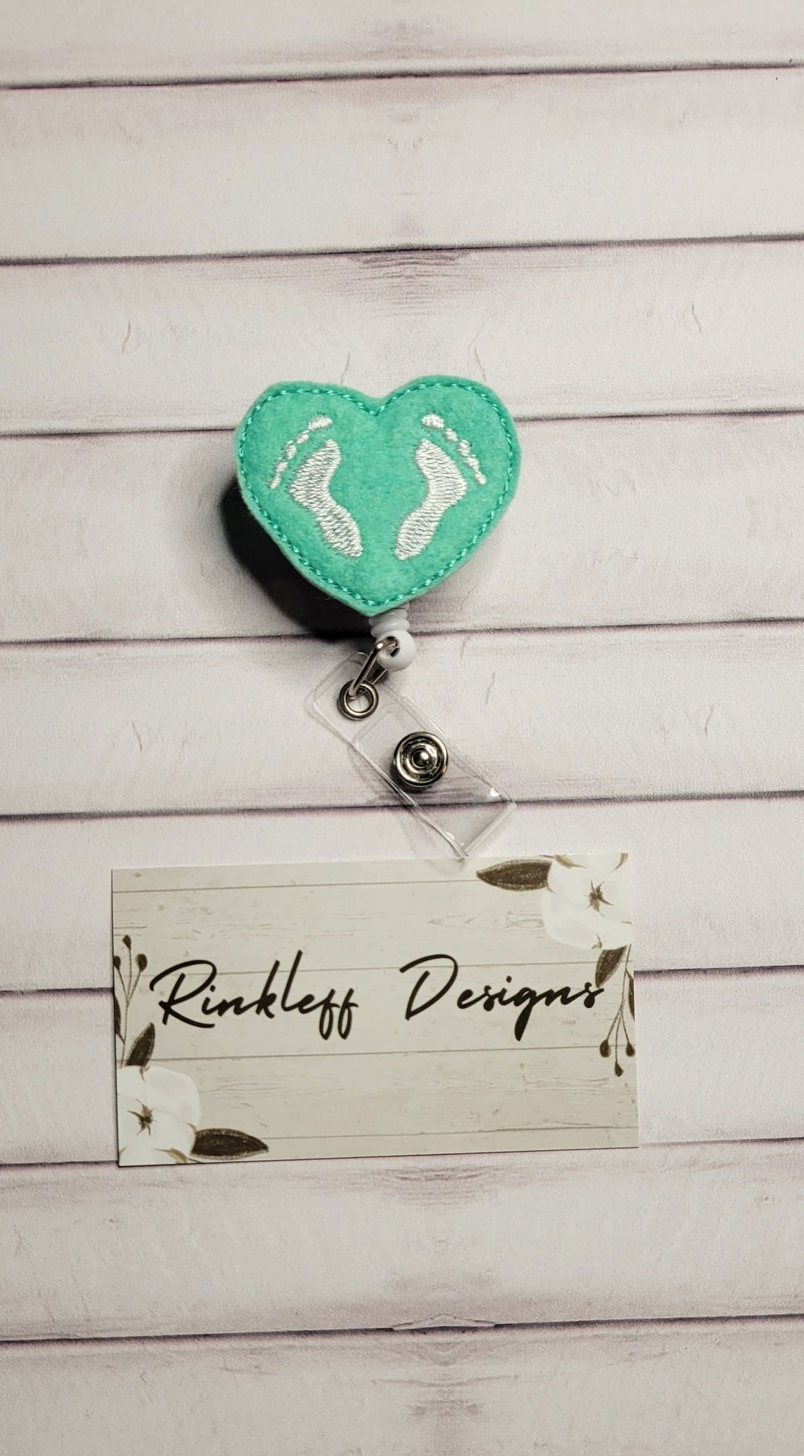 Baby Feet Badge Reel NICU Nursing Badge OBGYN Id Badge - Etsy