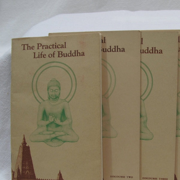 The Practical Life of Buddha Booklets~Discourse 1-6~~1945~Rosicrucian Order~Dhamma Cakka Pavattanna~The Turning of the Wheel of the Law~#188