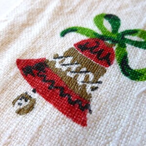 Vintage Christmas Tea Towel~Linen Tea Towel~Holiday Tea Towel~Christmas Tree Tea Towel~Decorative Tea Towel~Kitchen Towel~Holiday Decor~#219 image 6