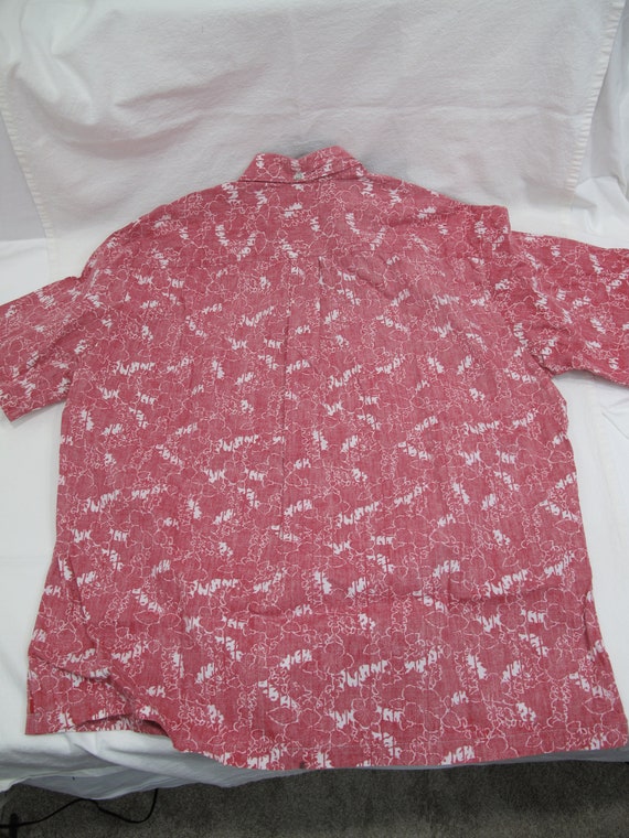 Cook St Hawaiian Shirt~~Red Hawaiian Shirt~~Hibis… - image 5