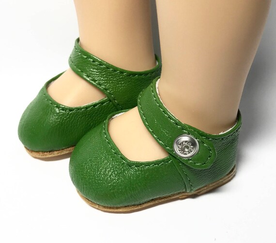 green mary jane shoes