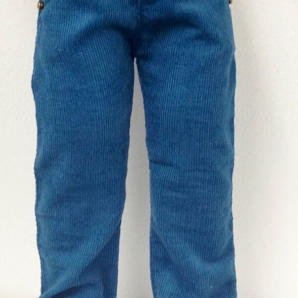 Teal Corduroy Trousers for 16" Sasha Dolls