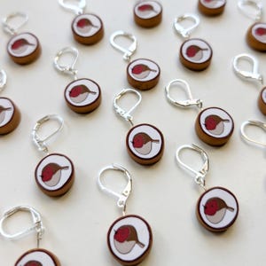 Maschenmarkierer Lebkuchen. Universell einsetzbar zum Stricken und Häkeln. Weihnachten. Sofort versandfertig