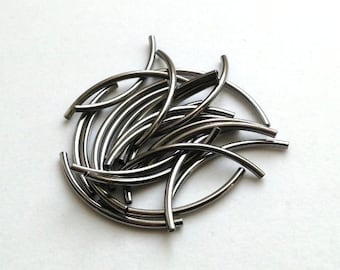 1mm-ID Black Oxide Plated Tubes - 24 pieces